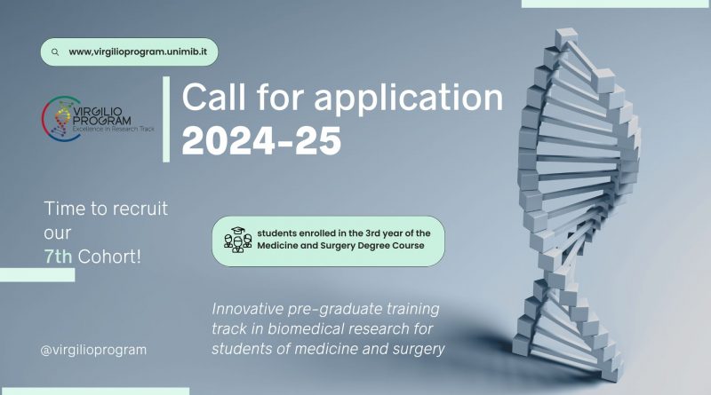 Virgilio program call for application 2024-25